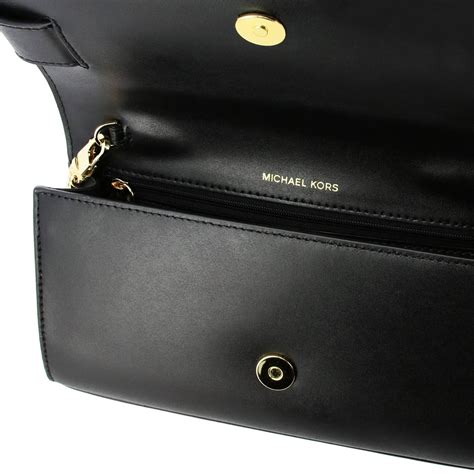 michael kors black cows clutch purse|Michael Kors clutch outlet.